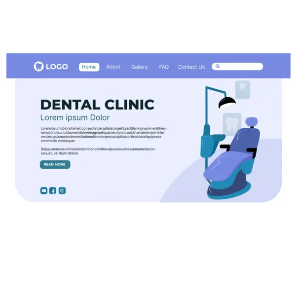 dental clinic landing page