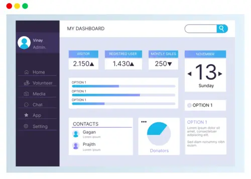 ngo portal development