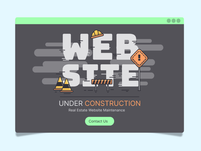 real estate website maintenance