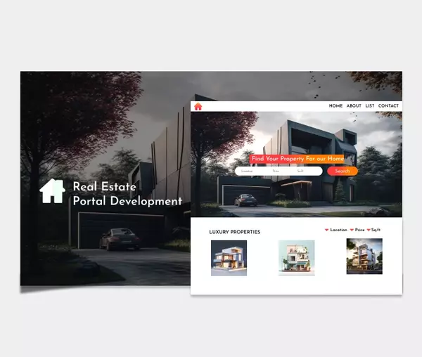 Real estate portal development