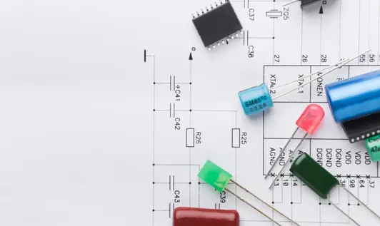 electronics component manufacturing website design